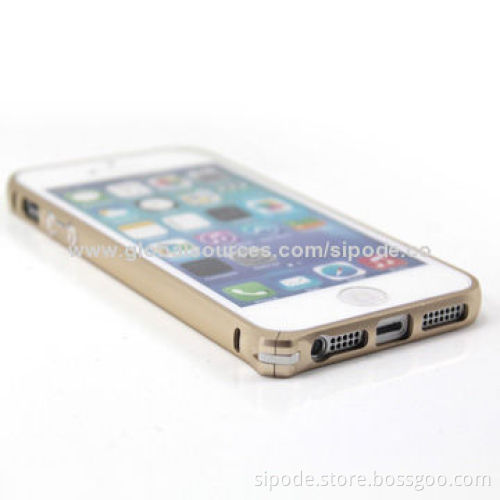 Aluminum Bumper Cases for iPhone 5/5s, with Baking Finish, Available in Various Colors